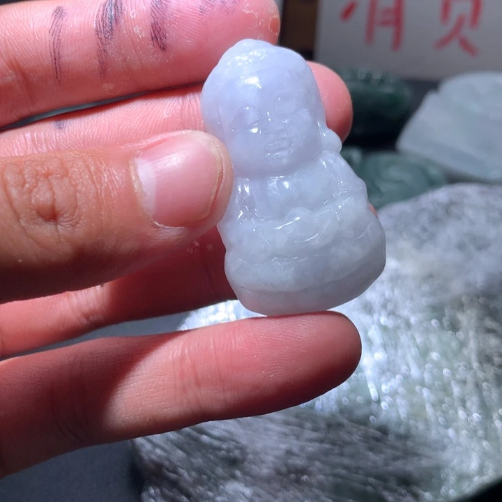 翡翠未镶嵌颈饰保真天然a货翡翠