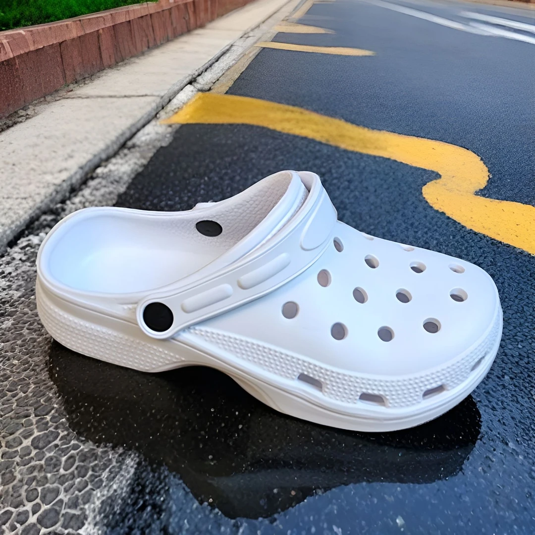洞洞鞋女2025新款夏季户外穿防滑超软底海边沙滩特大码男士凉拖鞋