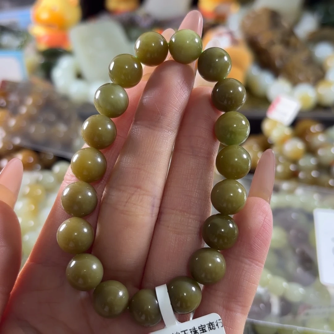 和田玉未镶嵌手链198