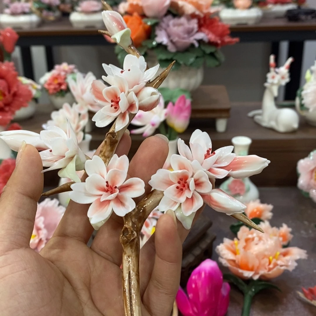 瓷片陶瓷工艺品摆件