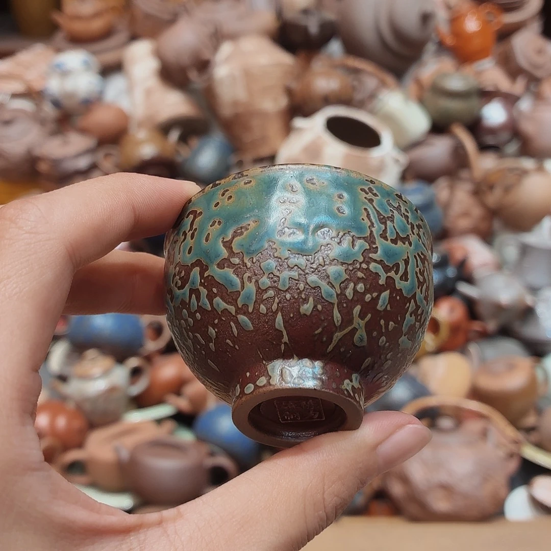 柴烧老岩泥高温茶器皿