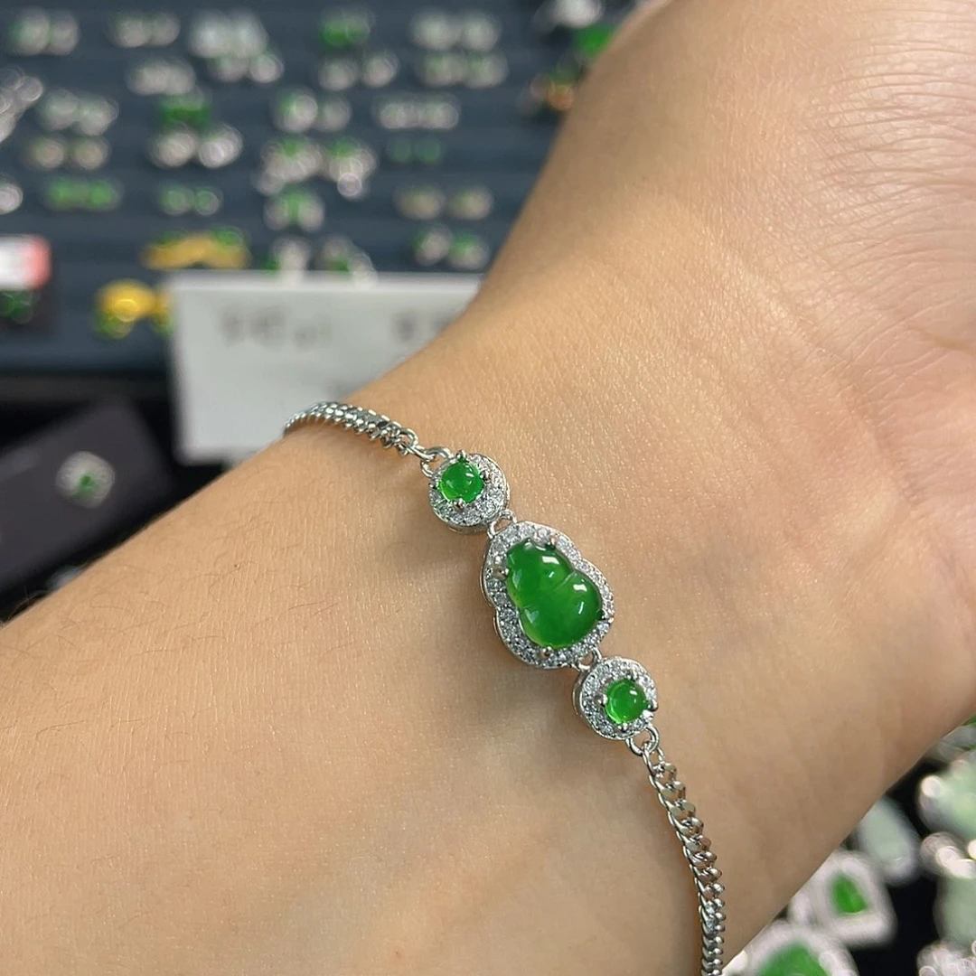 未镶嵌手链翡翠手链