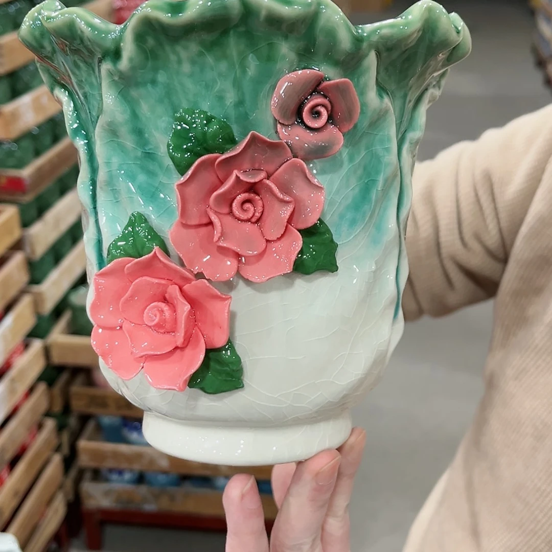 【闪购商品】陶瓷陶瓷多肉植物花盆