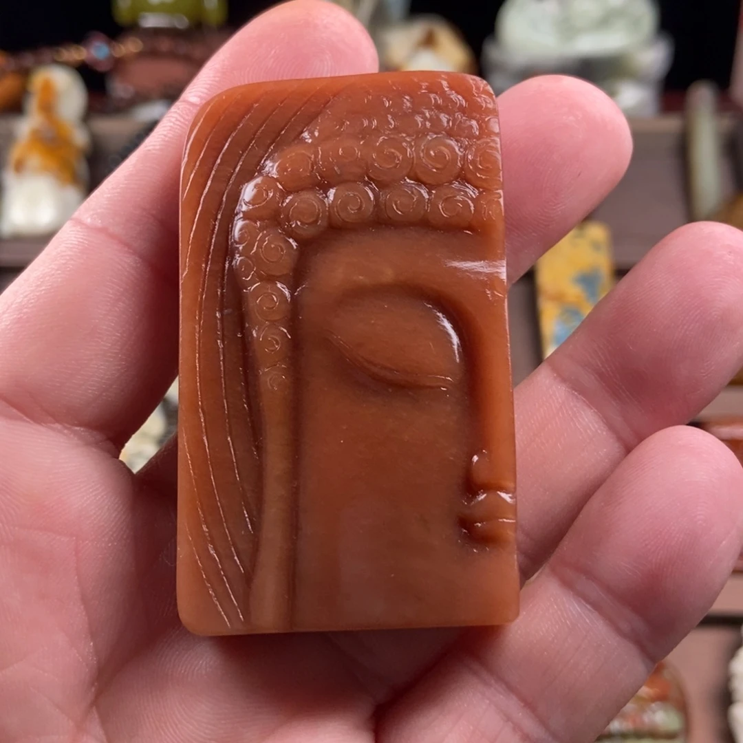未镶嵌岫玉手把件