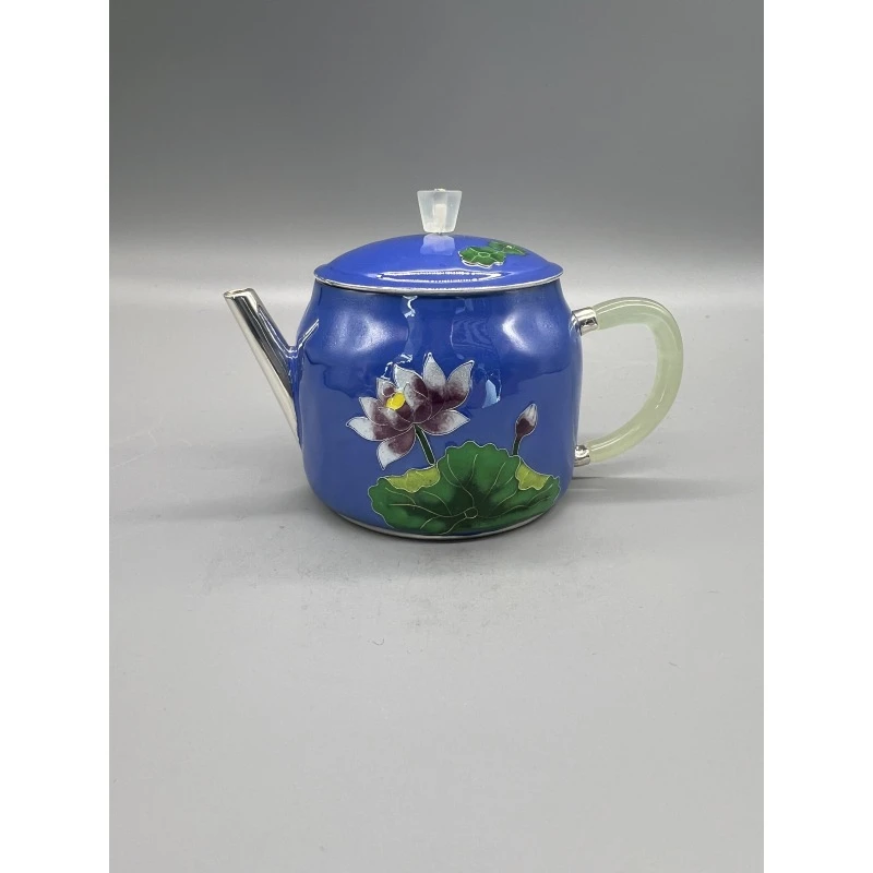 珐琅莲花彩茶壶珐琅莲花彩茶壶
