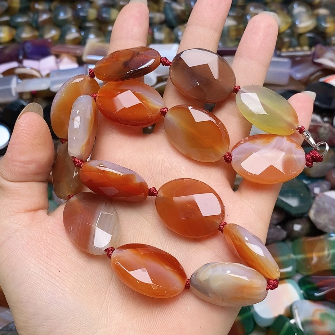 玛瑙/玉髓未镶嵌珠宝半成品玛瑙一条