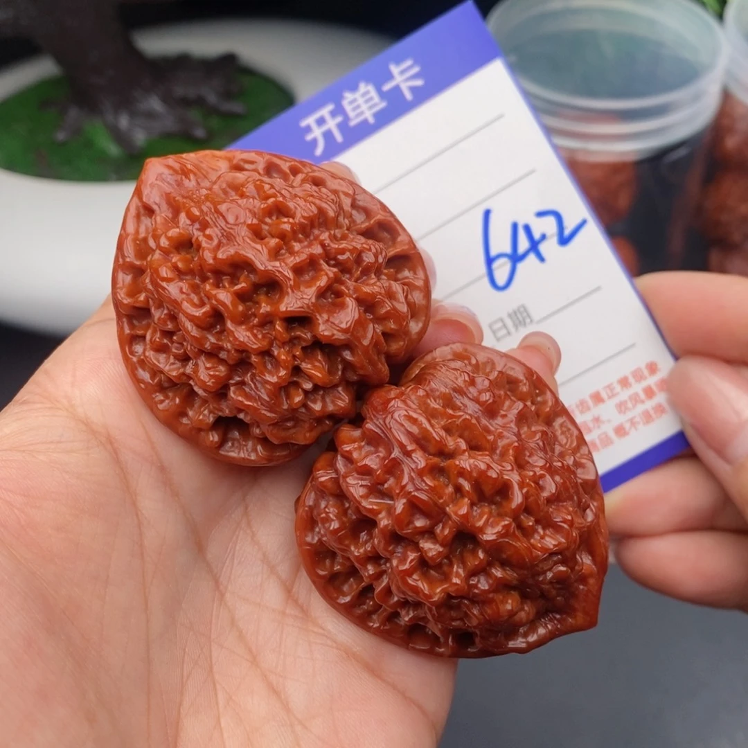 文玩核桃把件43官帽642