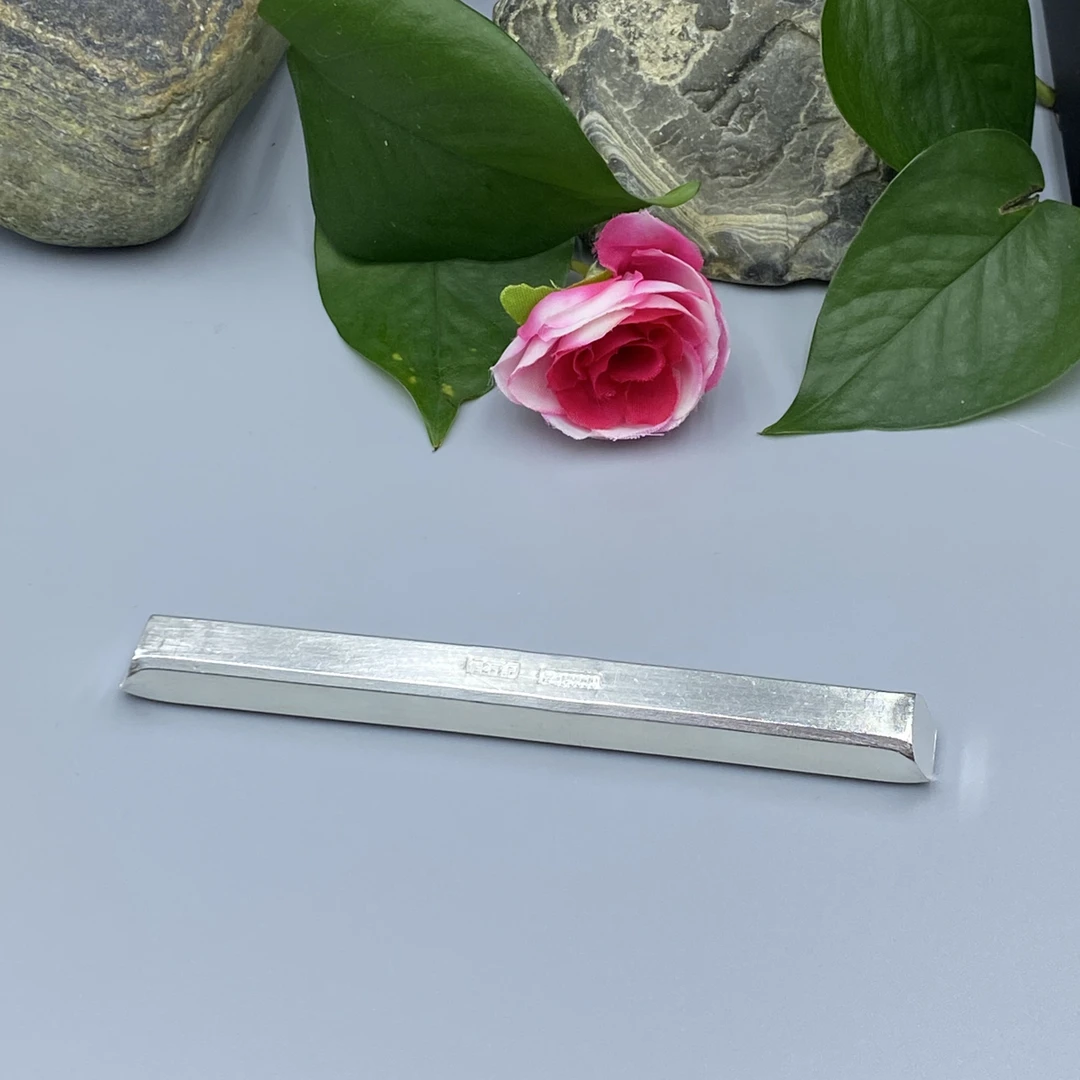 足银银制品 侗石記 手工实心 银条 手工制作克重没那么精准