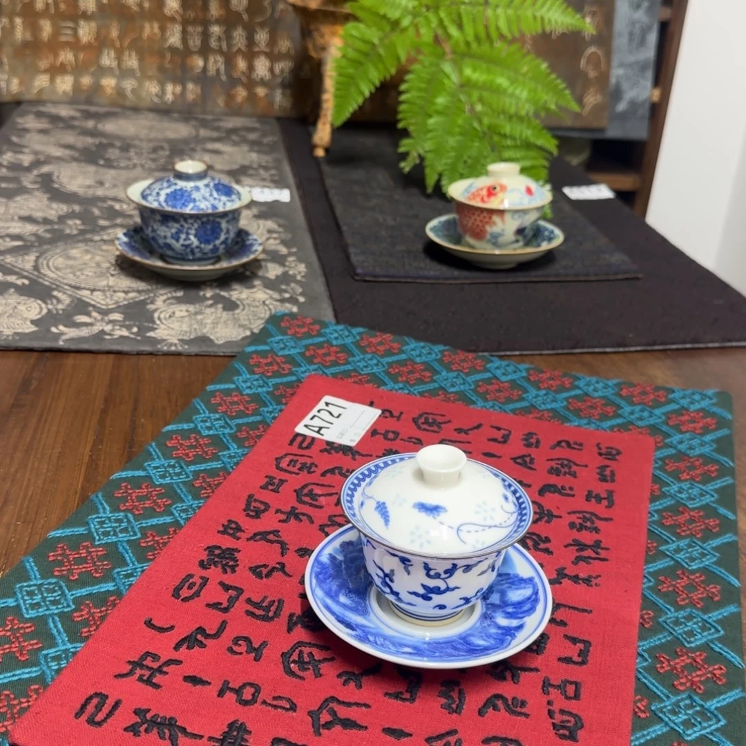 织绣24 都是一张价格三十六纺茶垫