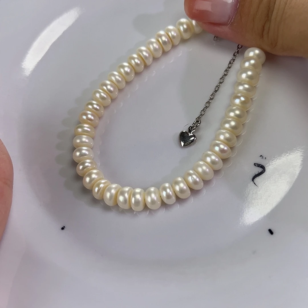 淡水珍珠手绳钛钢