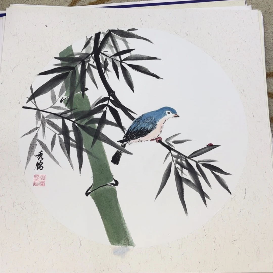 国画国画老师作品刘