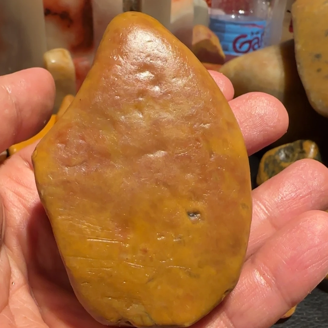 老挝石田黄原石，