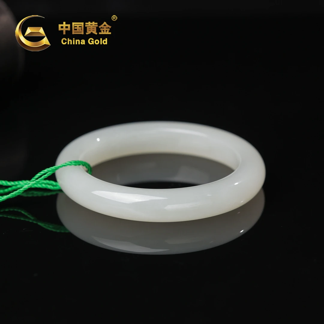 【中国黄金】和田玉白玉手镯-SZ600【臻】