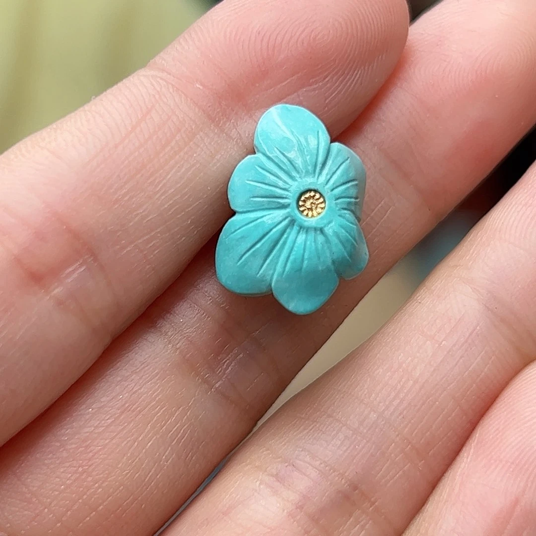 绿松石珠宝奇石未镶嵌