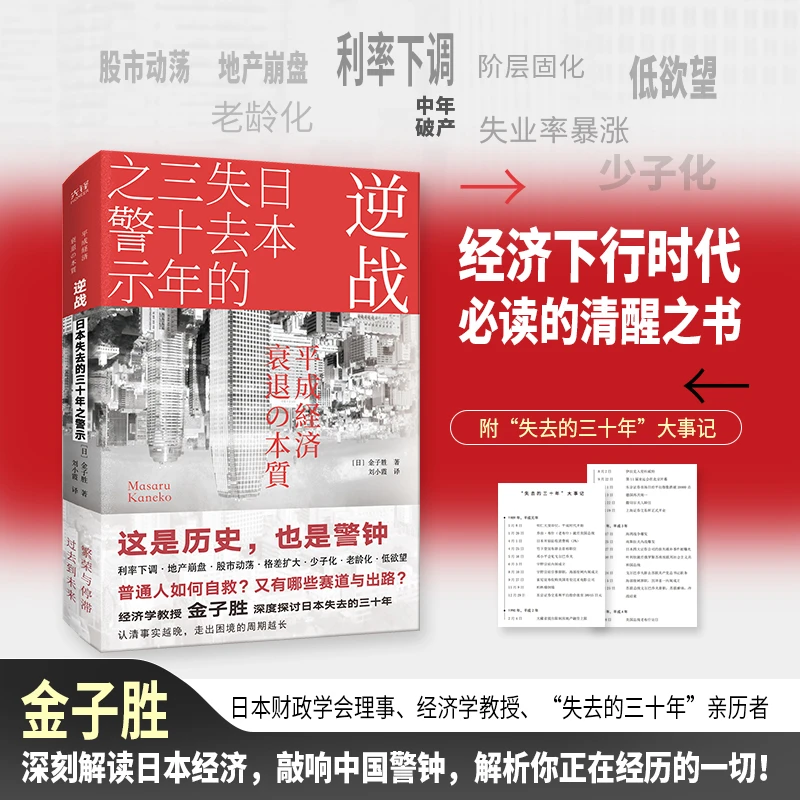 逆战： 失去的三十年之警示 经济下行时代亲历者写的清醒之书