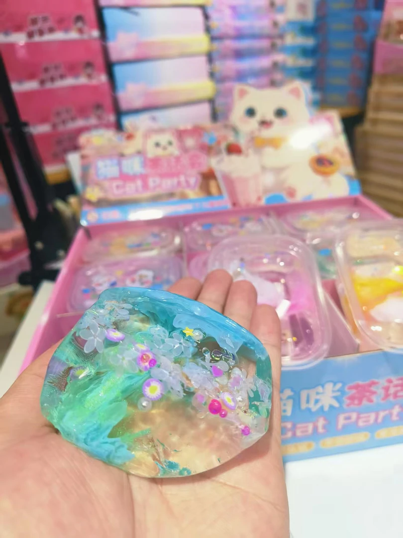 暑期解压超好玩猫咪茶话会M+起泡胶18入1盒