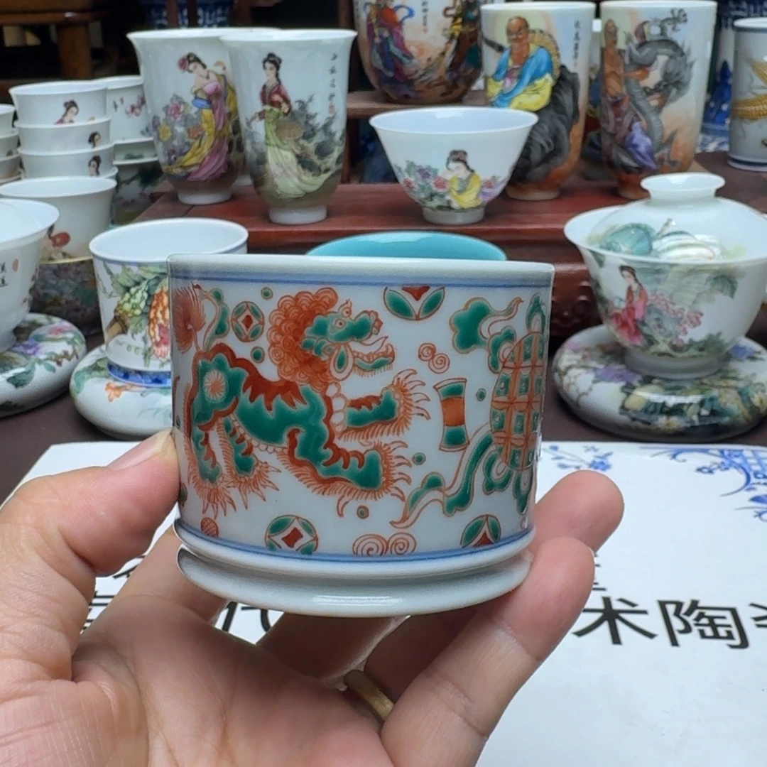 景德镇手工手绘展示