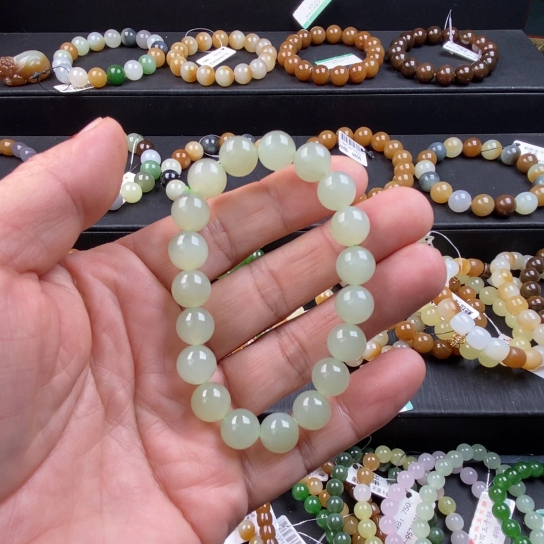 和田玉未镶嵌手链