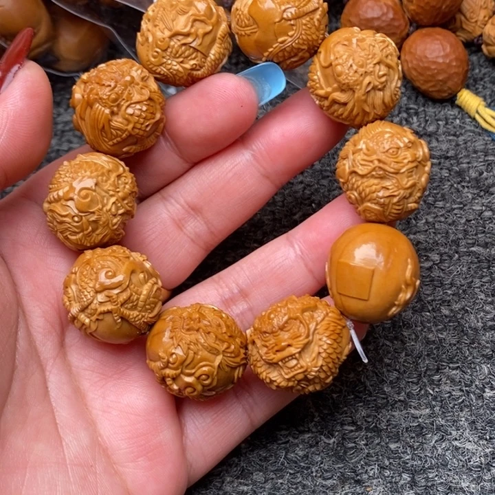 吊坠橄榄核提健健康康快快乐乐哭