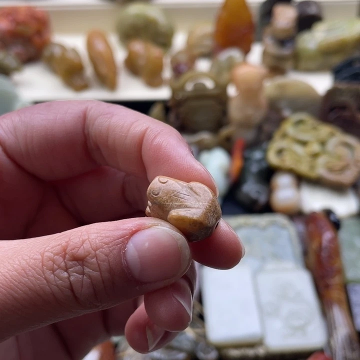 蛇纹石玉颈饰未镶嵌