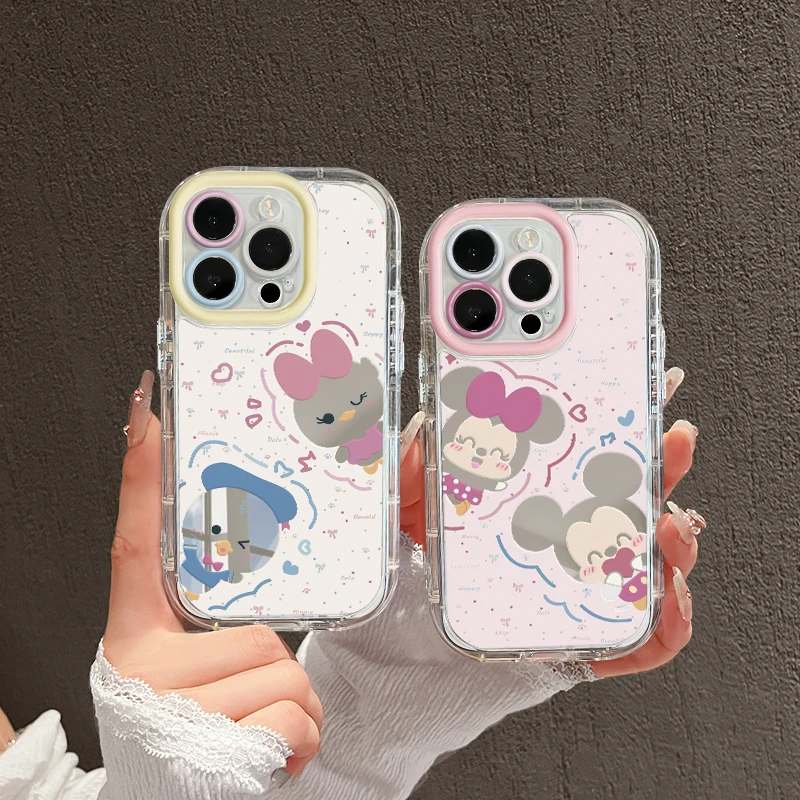 唐老鸭黛西适用苹果17pro手机壳16promax镜面华为p80奶油oppo小米