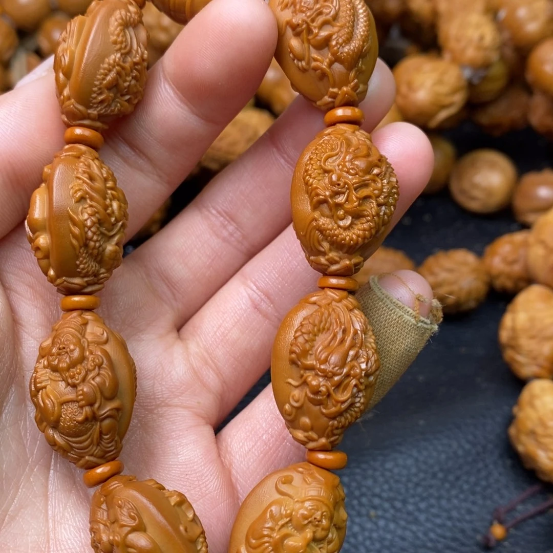 橄榄核吊坠橄榄核龙财神1.7