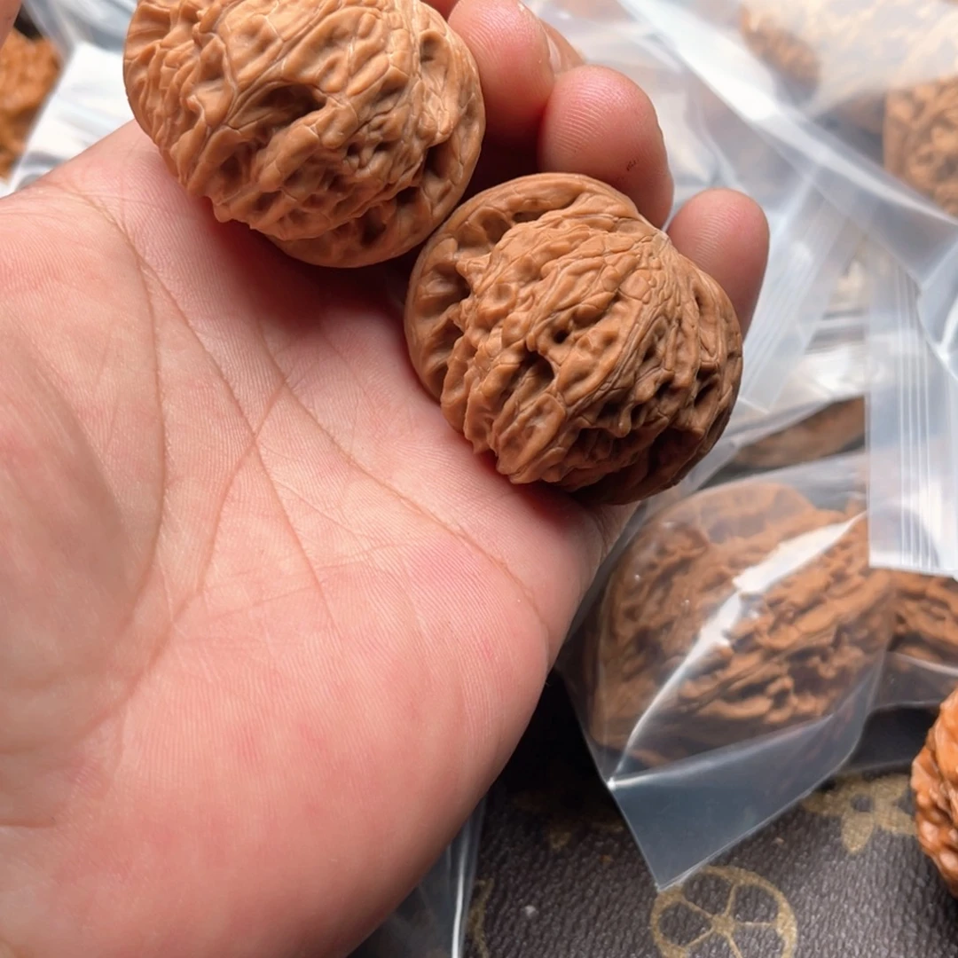 海***峰文玩核桃吊坠40磨盘色差