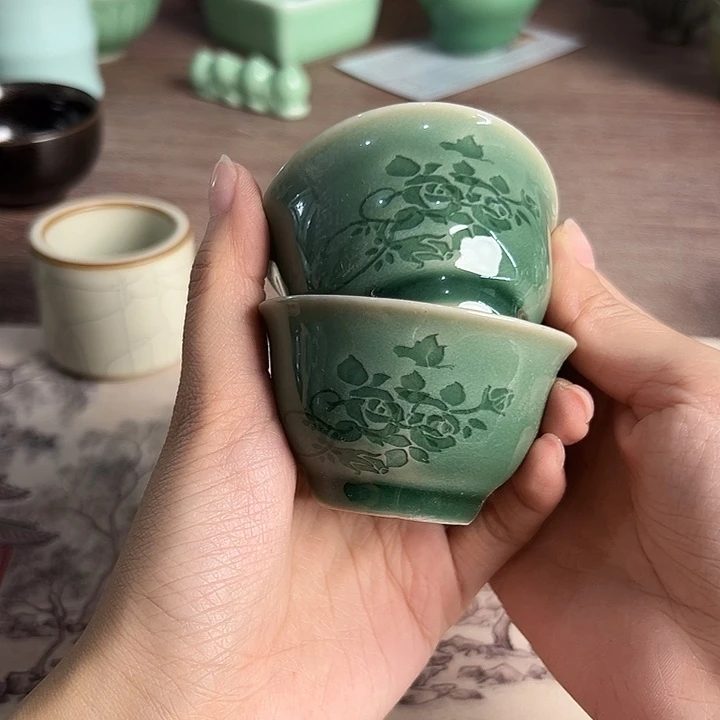 小米茶器龙泉青瓷