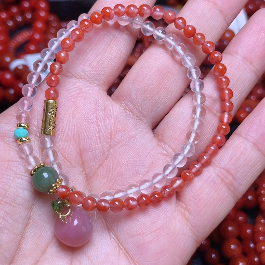 未镶嵌手链南红玛瑙