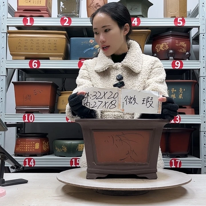 紫砂花盆紫砂花盆