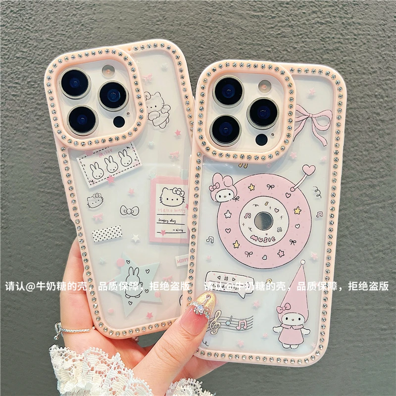 钻石壳适用苹果16/iPhone手机壳防摔15promax爆款14/13/12保护套