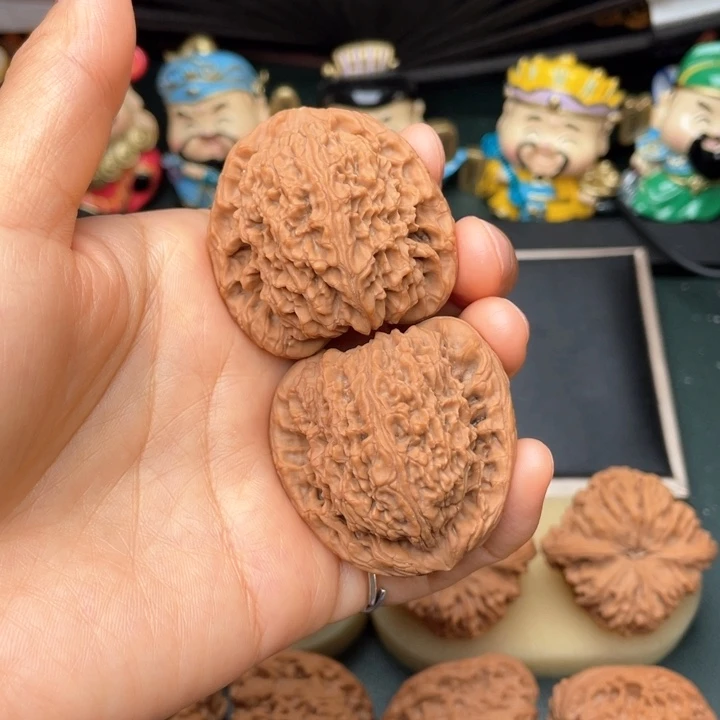 吊坠文玩核桃41尺密纹中高炮