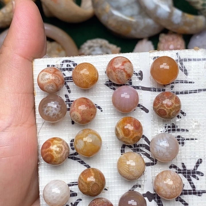 硅化珊瑚（珊瑚玉）手镯未镶嵌小*