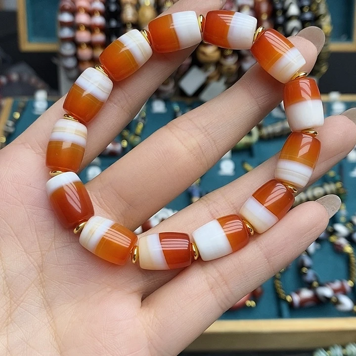 玛瑙/玉髓合金颈饰