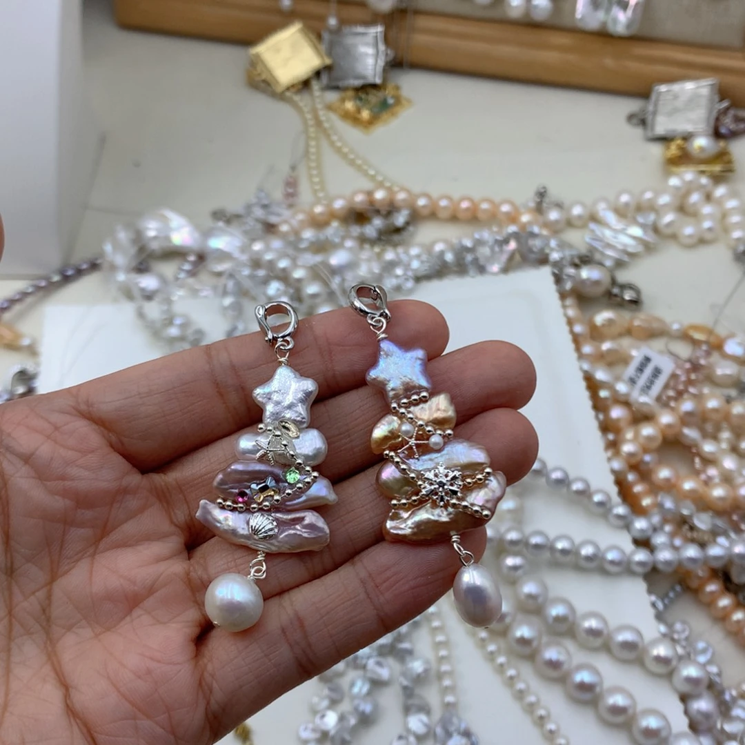 颈饰淡水珍珠合金