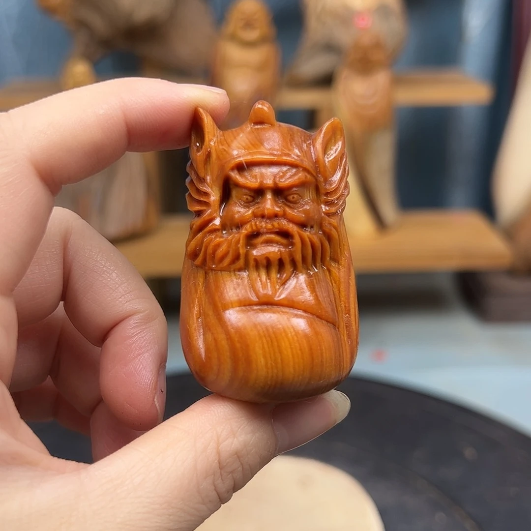 木用****3崖柏木摆件手把件
