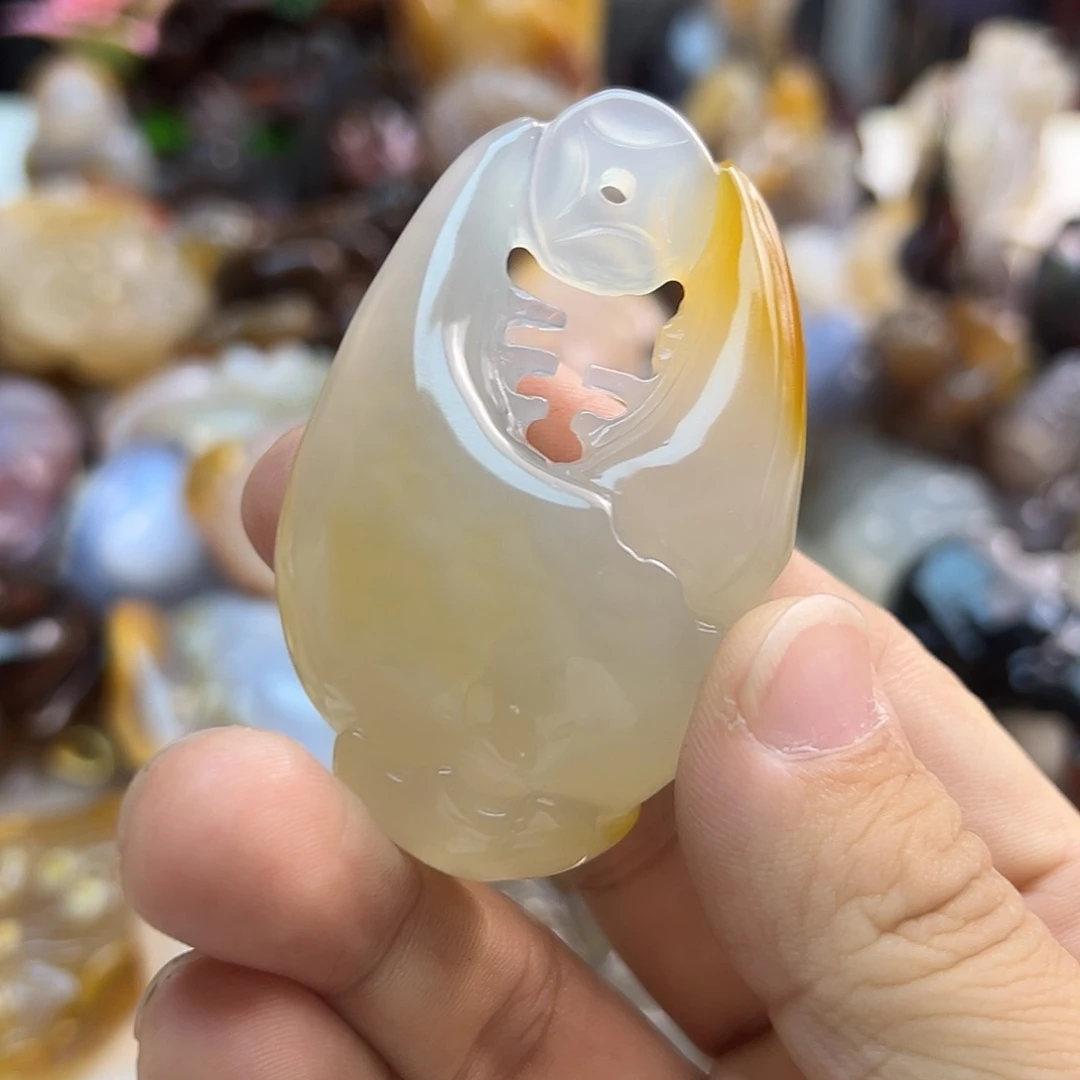 玛瑙/玉髓合金颈饰