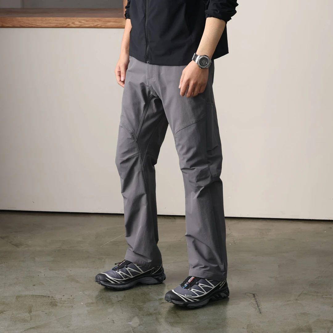 Cronie01男士休闲裤阔型登山轻薄凉感软壳弹力休闲裤