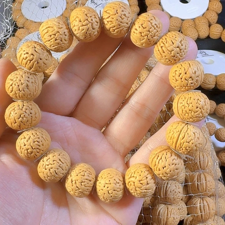 农***狗吊坠桃核18南瓜玻璃球