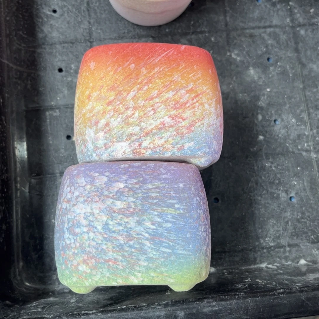 美美yan花系列2只 瑕疵口歪 不售后