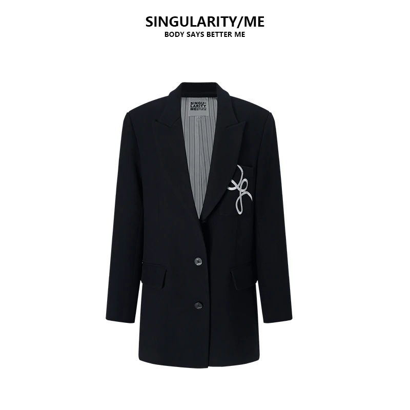 Singularity Me 7A 6065 2025秋季宽松百搭廓版潮西装外套