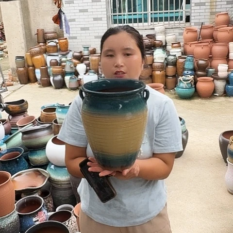 口20高27瑕疵一个盆子。
