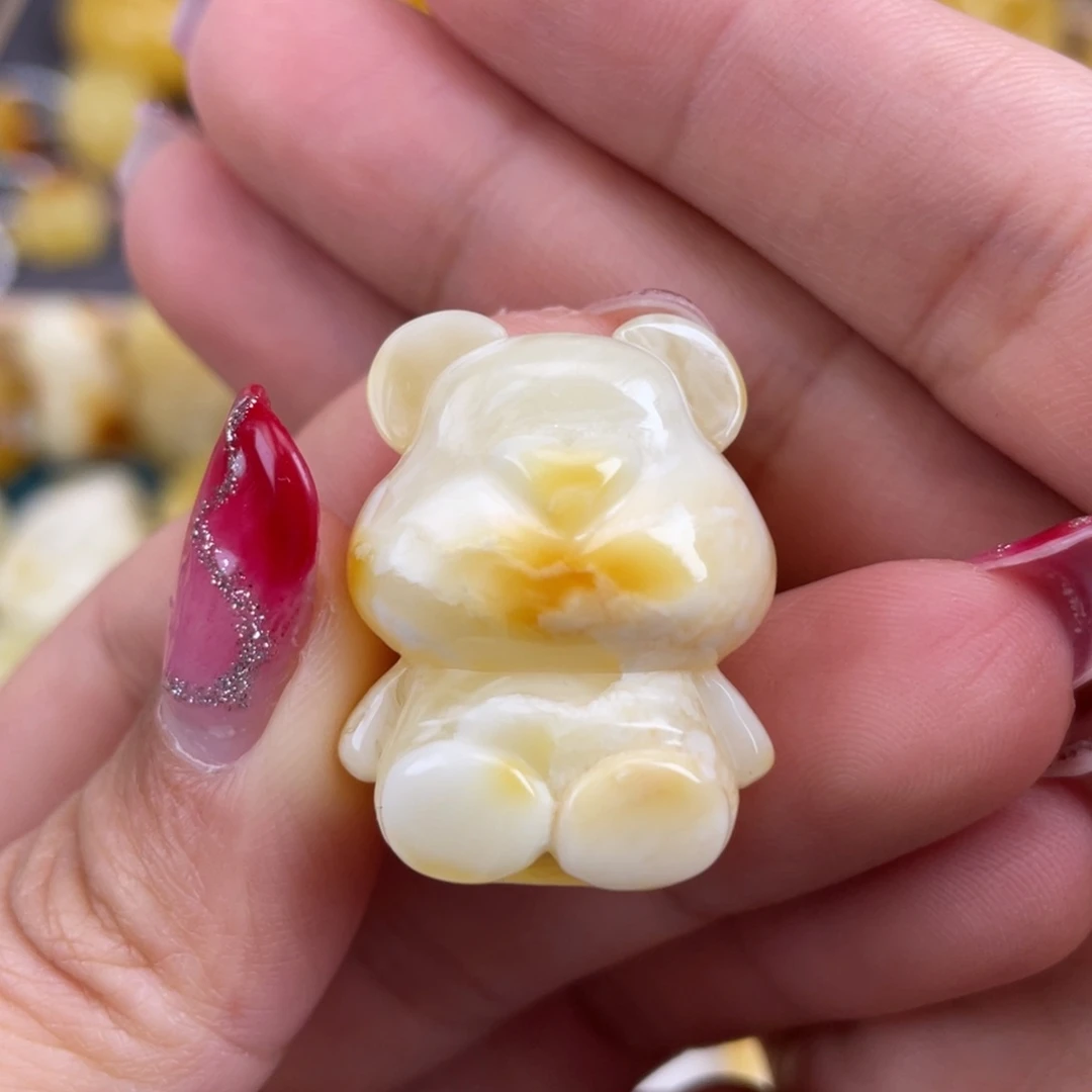 琥珀裸石未镶嵌蜜蜡