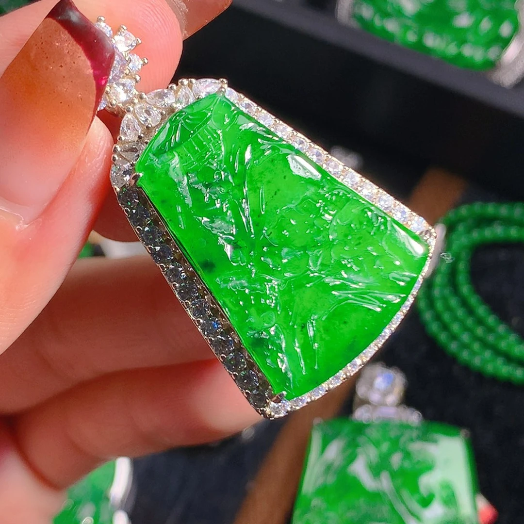 翡翠吊坠(不含链)未镶嵌