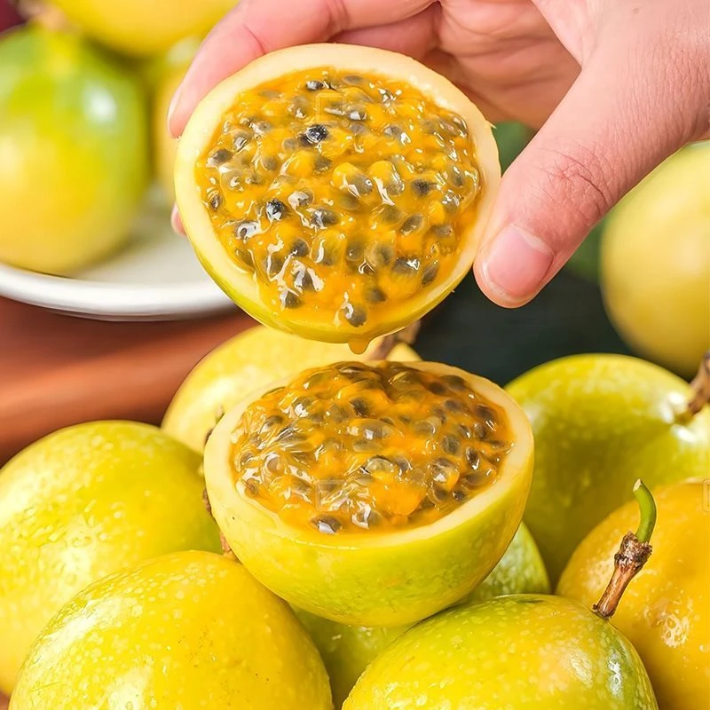 新鲜现摘黄金百香果当季水果香甜多汁富含维C