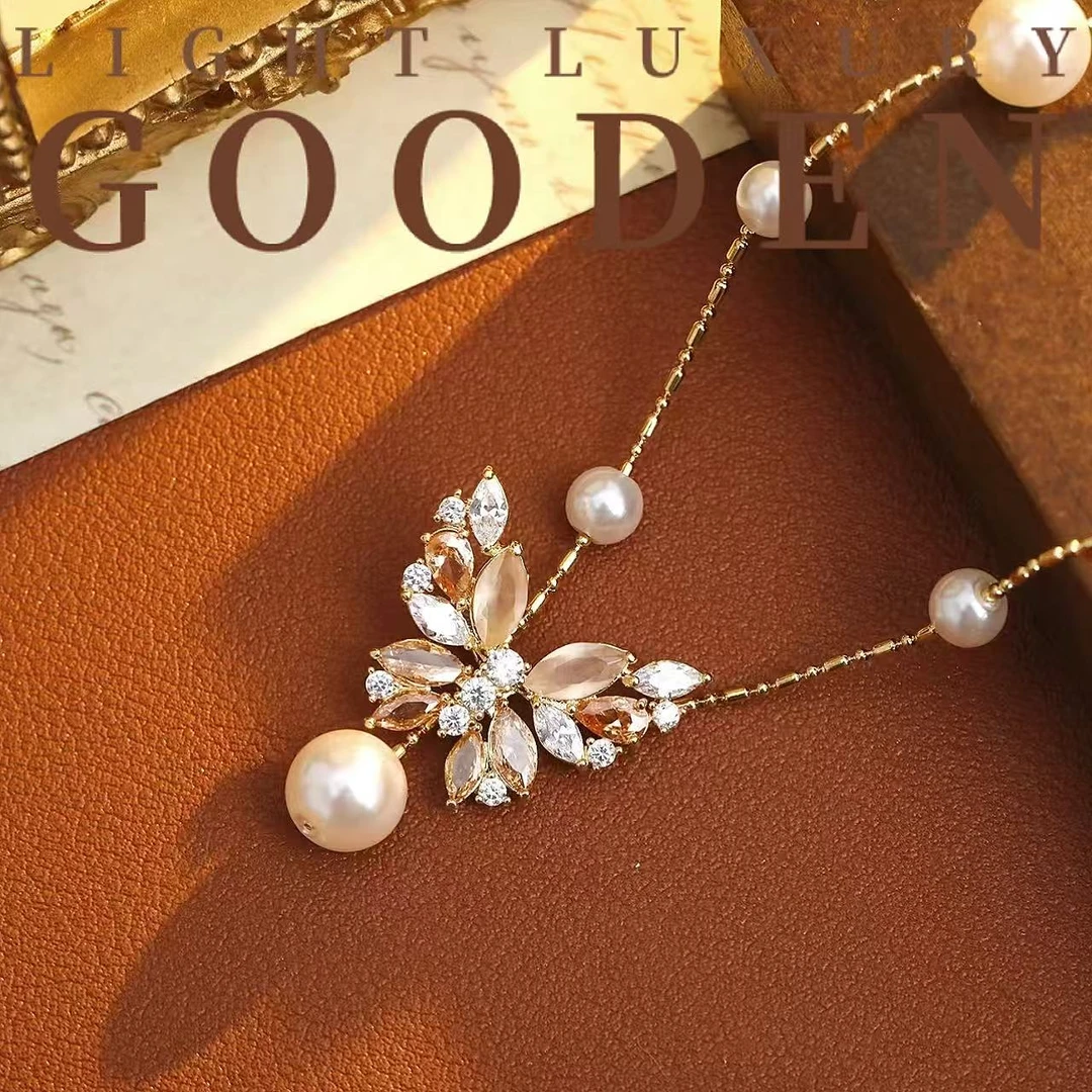 铜合金项链 Gooden岛家【蝴蝶仙踪】高级感小众设计气质时尚项链