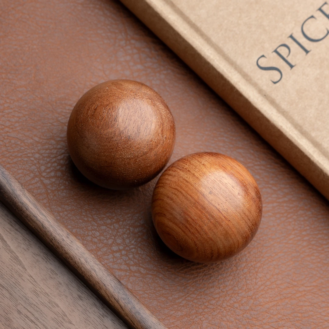 XIANYUAN/仙源花梨木50mm保健球手把件盘玩木质发一对