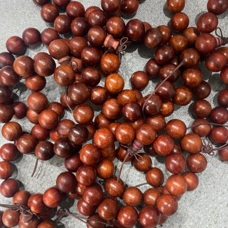 Q54 红花梨1.8cm手串多样性发其一