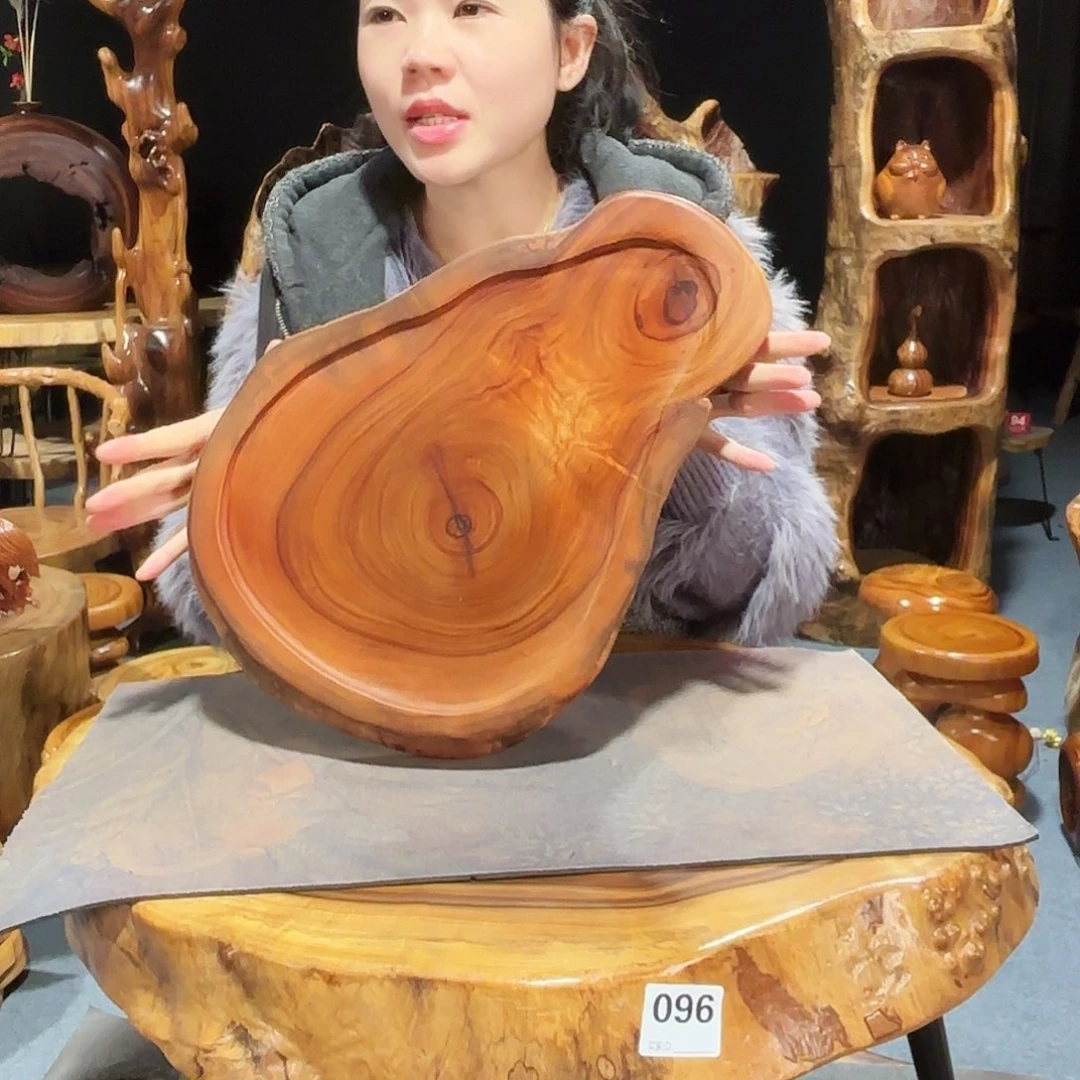 香樟木干泡盘39-27-3.5