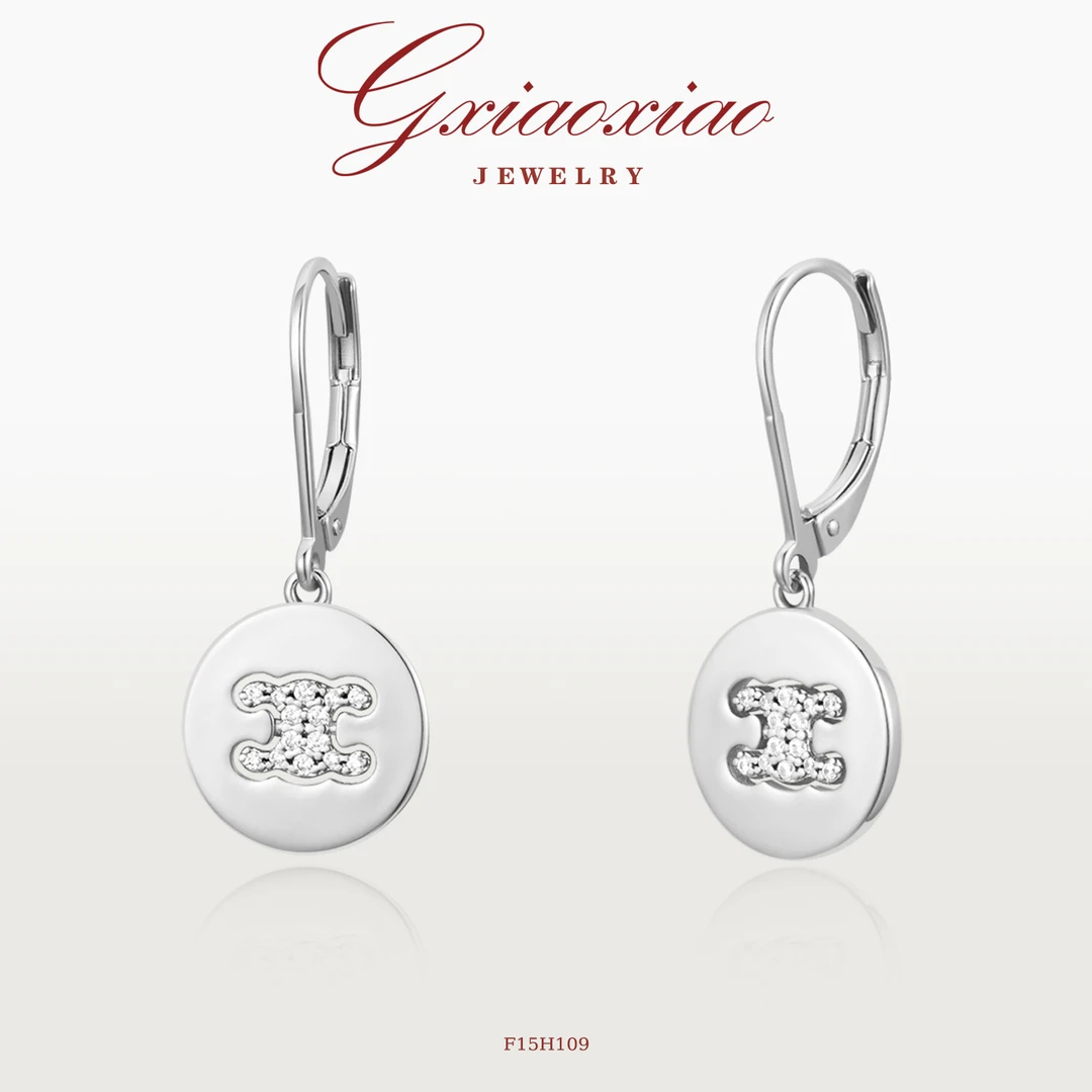 G XIAOXIAO 镀K金 法式气质时尚个性百搭耳环 F15H109